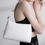 Hand-Held Soft Leather Handbags Large Capacity Shoulder Bag