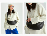 Amazing Song Saddle Bag Large Capacity Half Moon Shoulder Retro Women's Bag