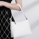 Hand-Held Soft Leather Handbags Large Capacity Shoulder Bag
