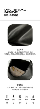 Fitiny Leather Handbags Black