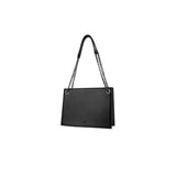 Leather Double Chain Shoulder Bag - Fitiny