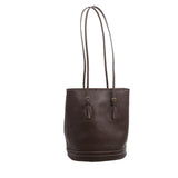 Leather Handbag Vintage Bucket Bag - Fitiny
