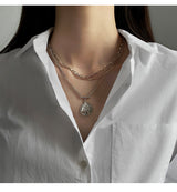 Sweater Chain Stacking Clavicle Chain Necklaces for Women