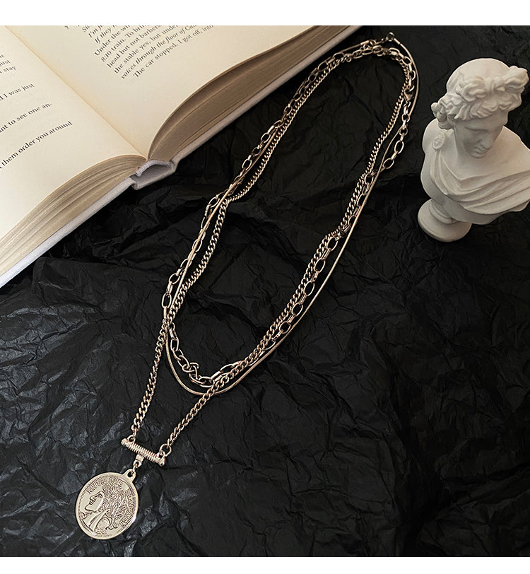 Sweater Chain Stacking Clavicle Chain Necklaces for Women