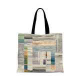 Abstract Watercolor Creative One-shoulder Canvas Bag Foldable Shopping Bag