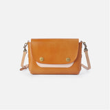 Leather contrast small square handbag crossbody bags